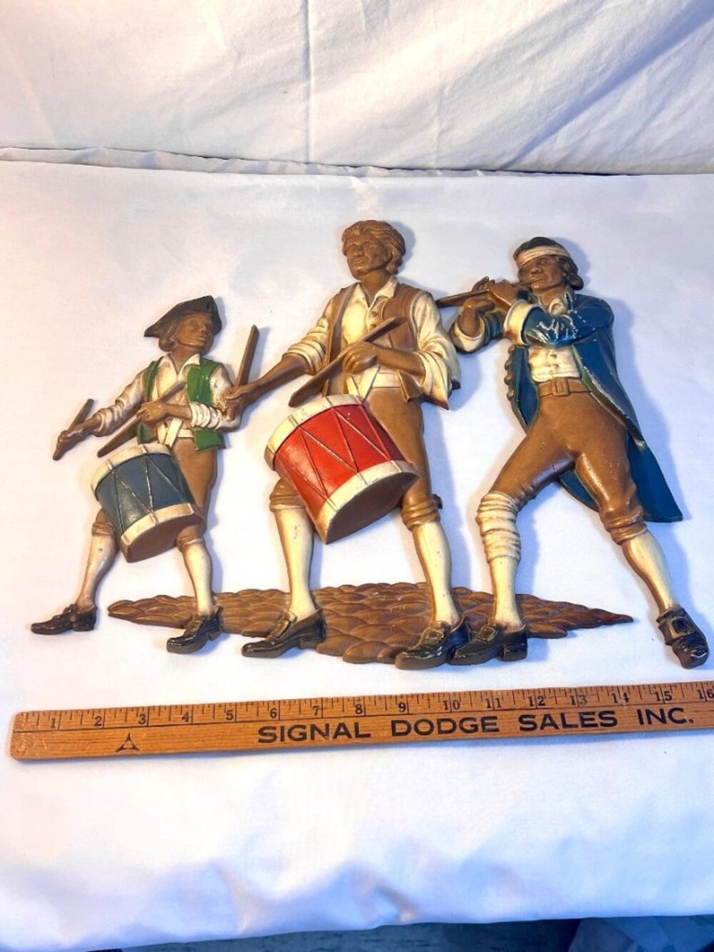 Vintage Sexton USA Spirit of '76 Fife & Drum Wall Plaque - SKUF1